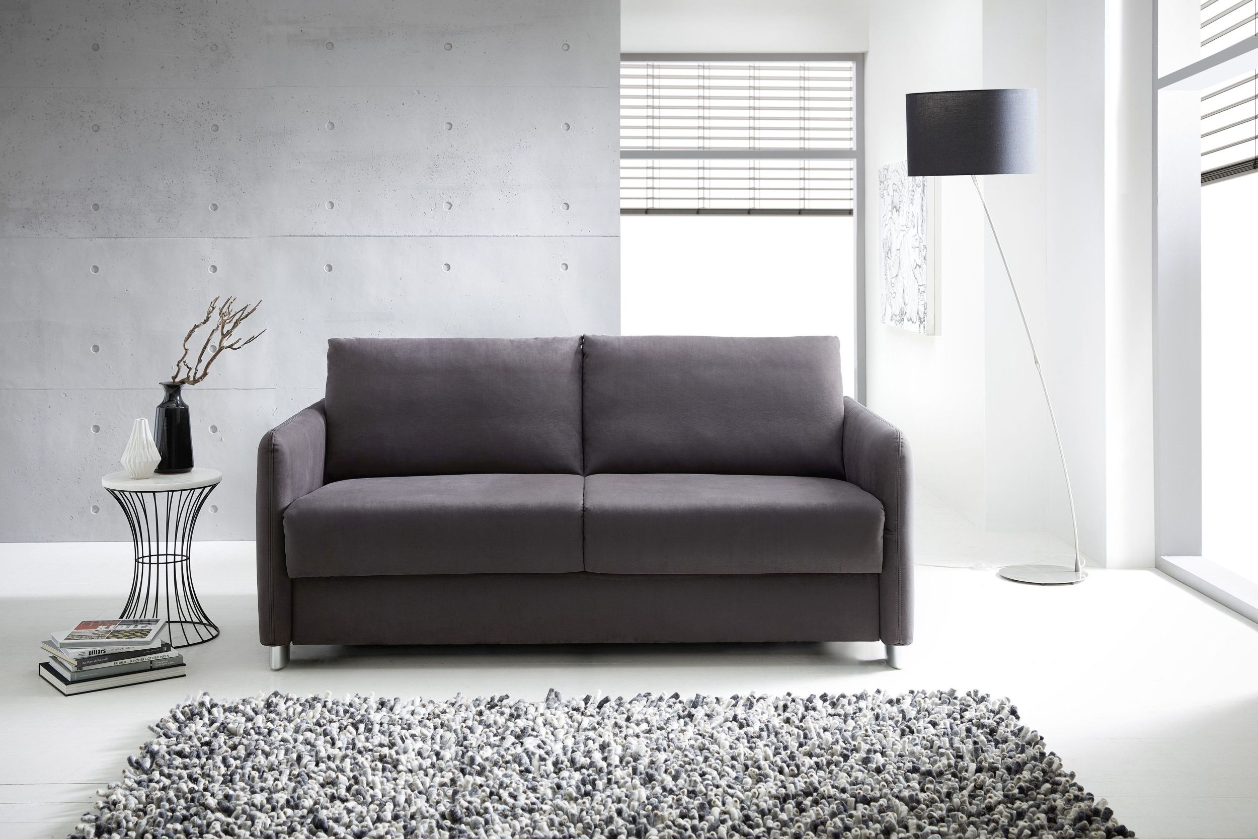 Braunes Schlafsofa ca 1,6 Meter breit